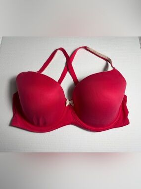 Victoria's Secret Padded T-Shirt Bra - Bright Red